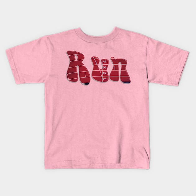 Run Kids T-Shirt by afternoontees